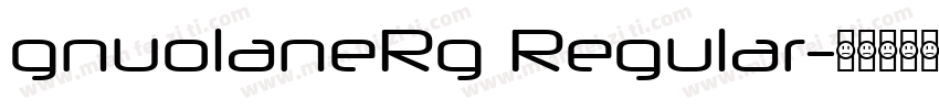 gnuolaneRg Regular字体转换